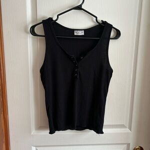 Black Sleeveless Top